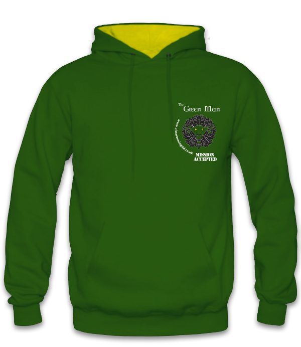 Personalised Green Man Hoody